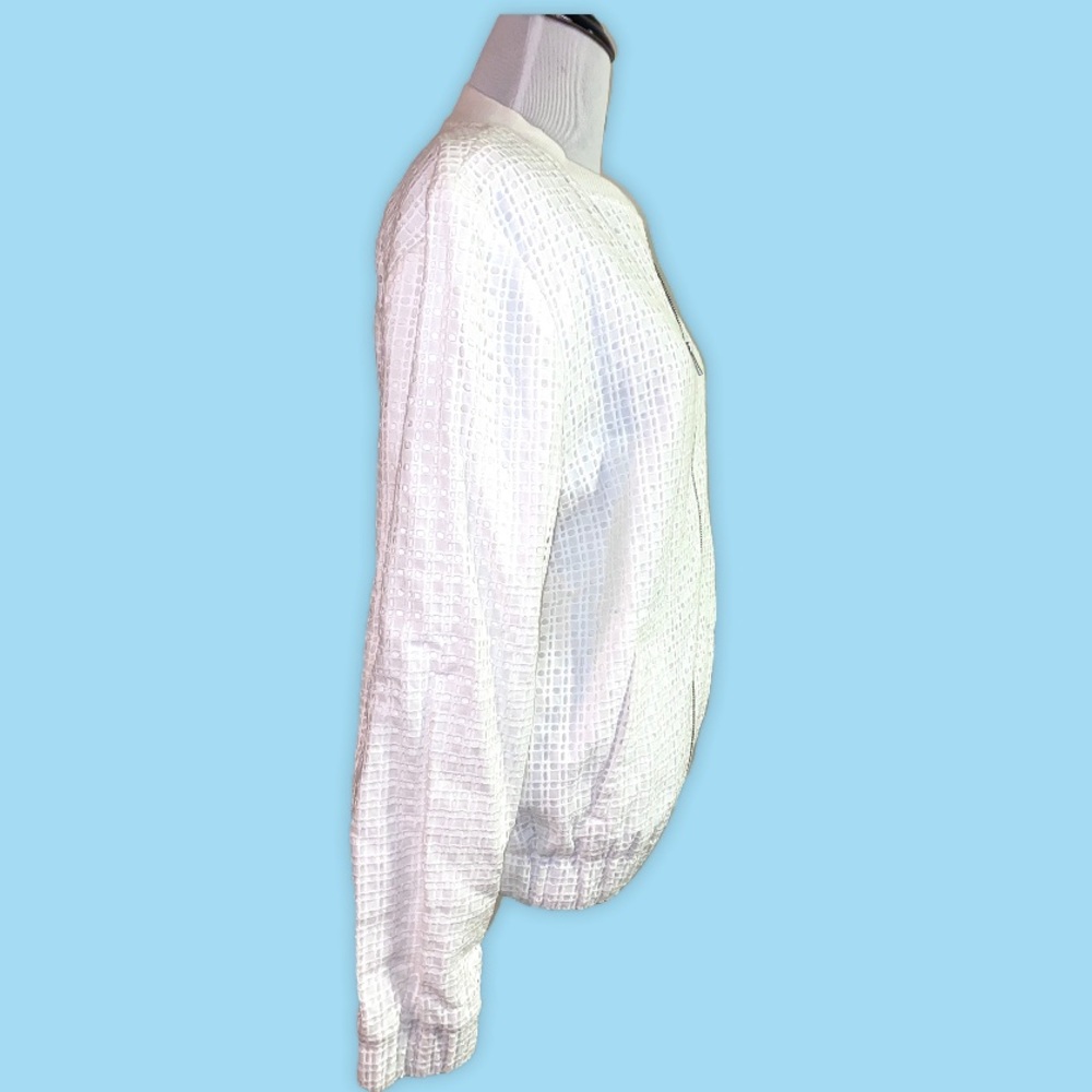 1. State jacket, NWT eyelet bomber jacket ‘at leisure’ in ‘cloud’ size large - Picture 6 of 8